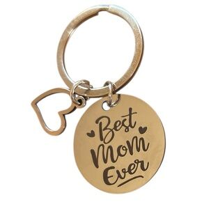 Best Mom Ever Keychain Key Ring